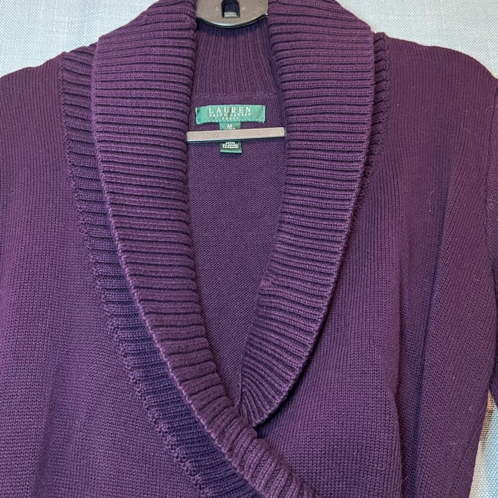 Lauren by Ralph Lauren Sweater Dress 💜🤎 - Picture 4 of 7